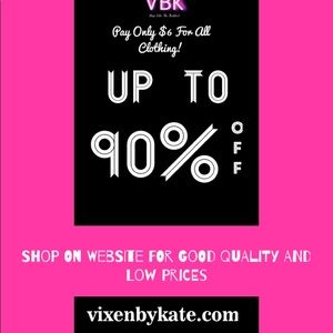 (NOT FOR SALE) $6 for ALL clothing on Website